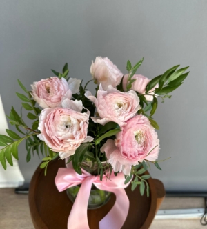 ranunculus in a vase